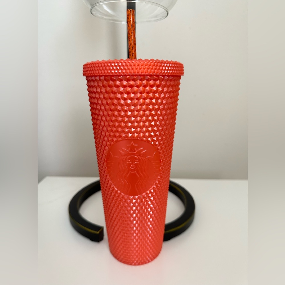 🍁Starbucks Orange Studded Venti Cold Cup🍁